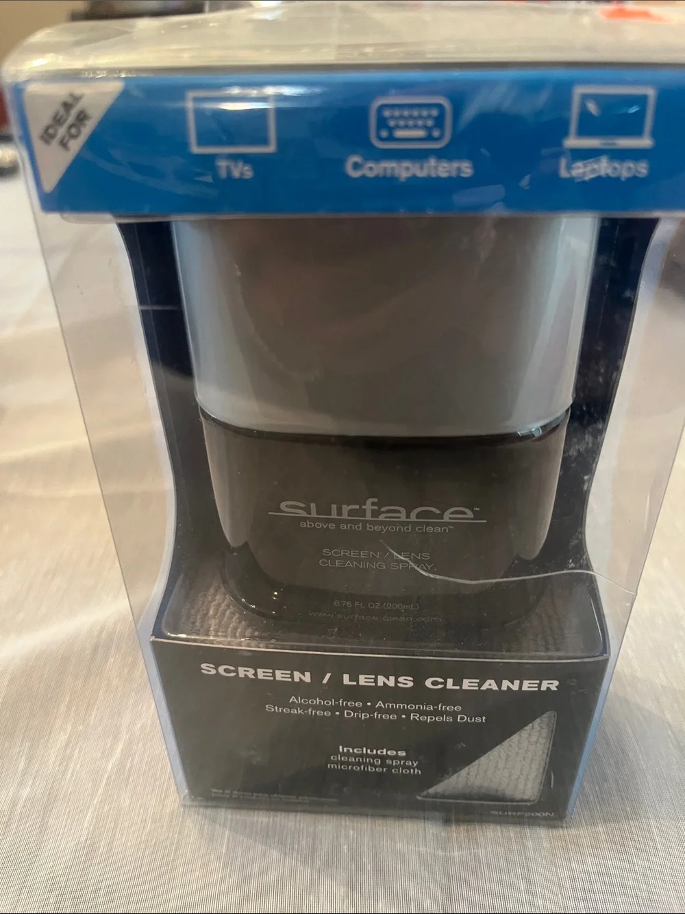 Surface to Air Black and Silver Screen/Lens Cleaner